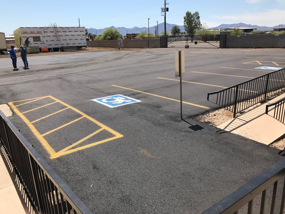 asphalt parking lot fort collins